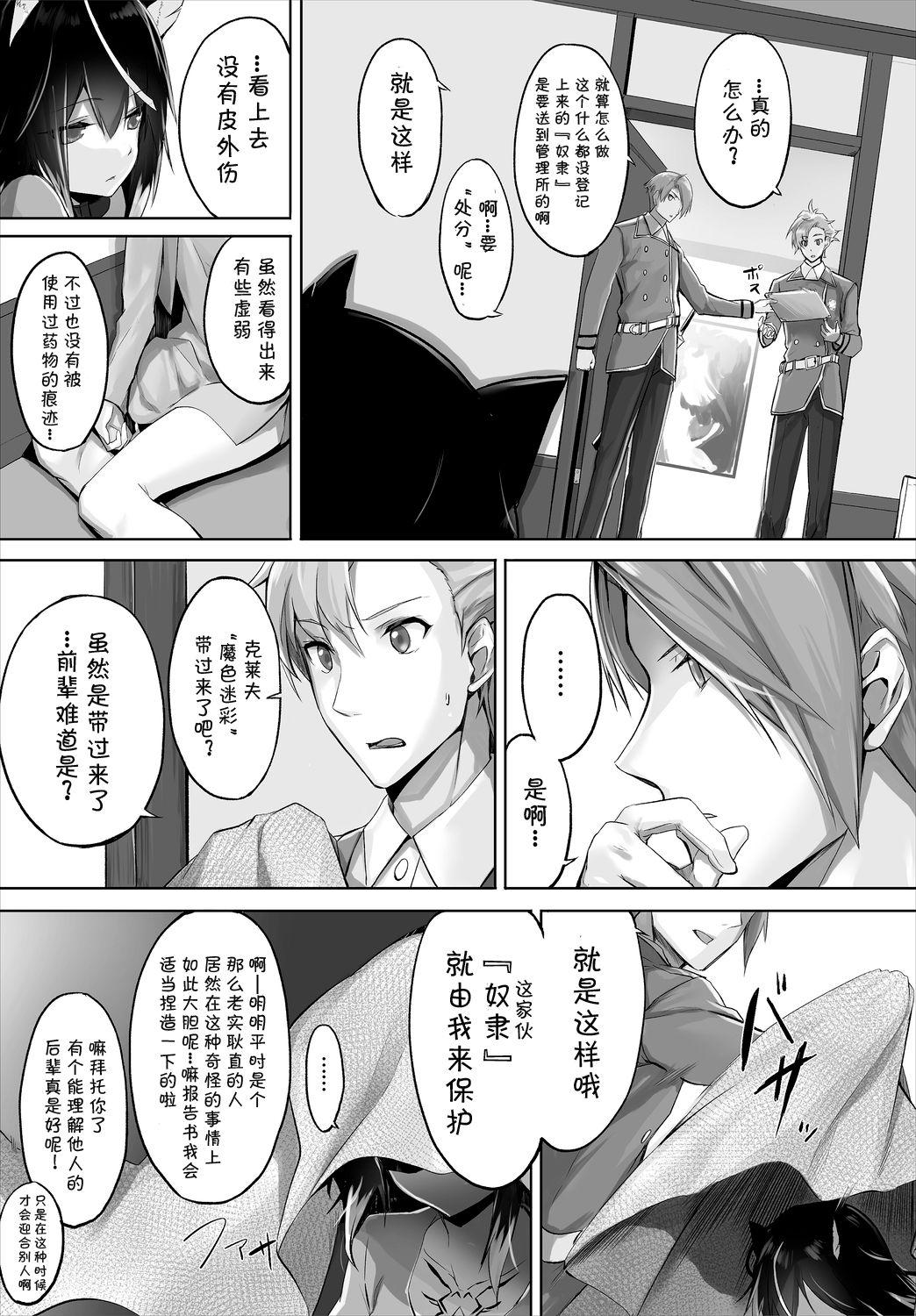 Wives [Kyougoku Touya] Orokamono wa Nekomimi Dorei ni Izon suru ~Hajimete no Choukyou Seikatsu~ 01 [Chinese] [v.v.t.m汉化组] Reverse Cowgirl - Page 12