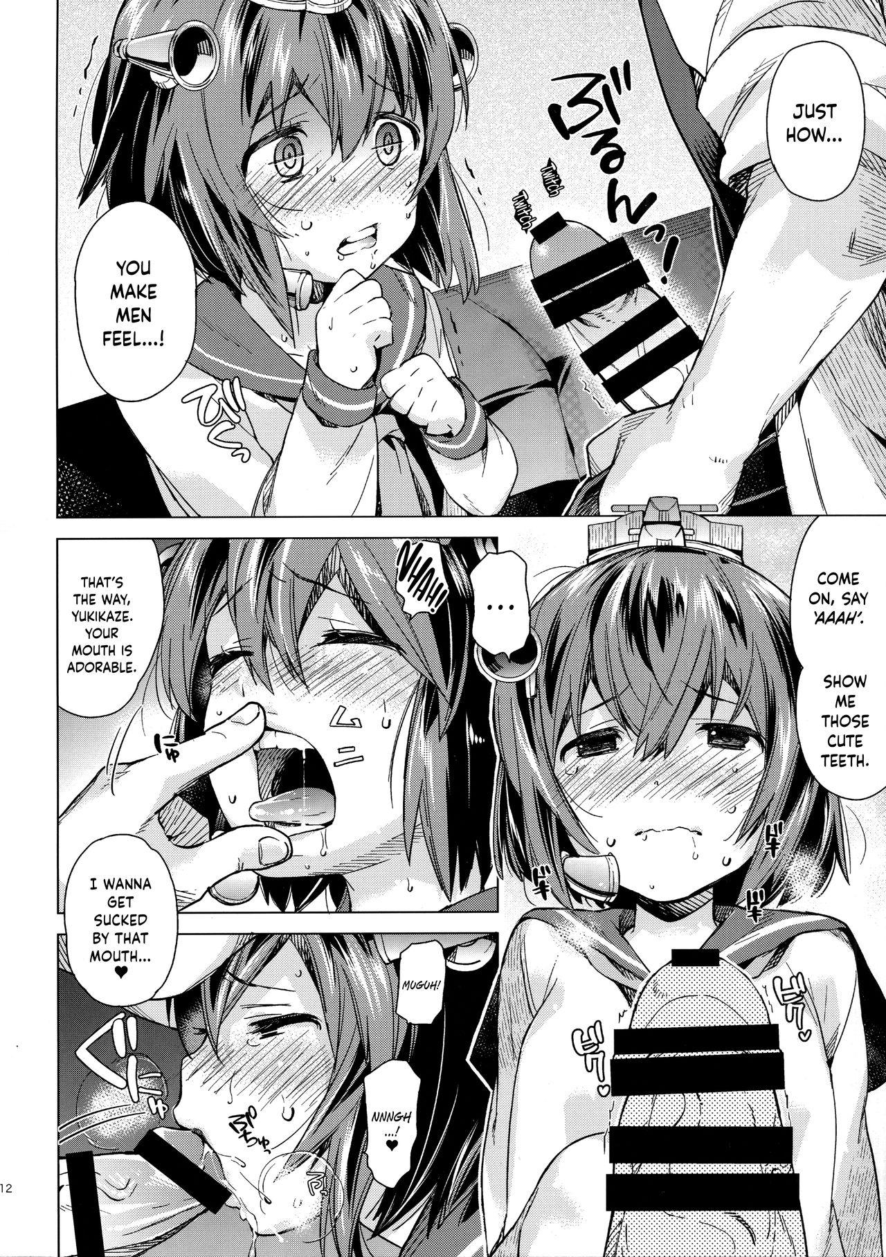 Oral Sex Yukikaze wa Nashi desu ka? | Is Yukikaze a No? - Kantai collection Gape - Page 11