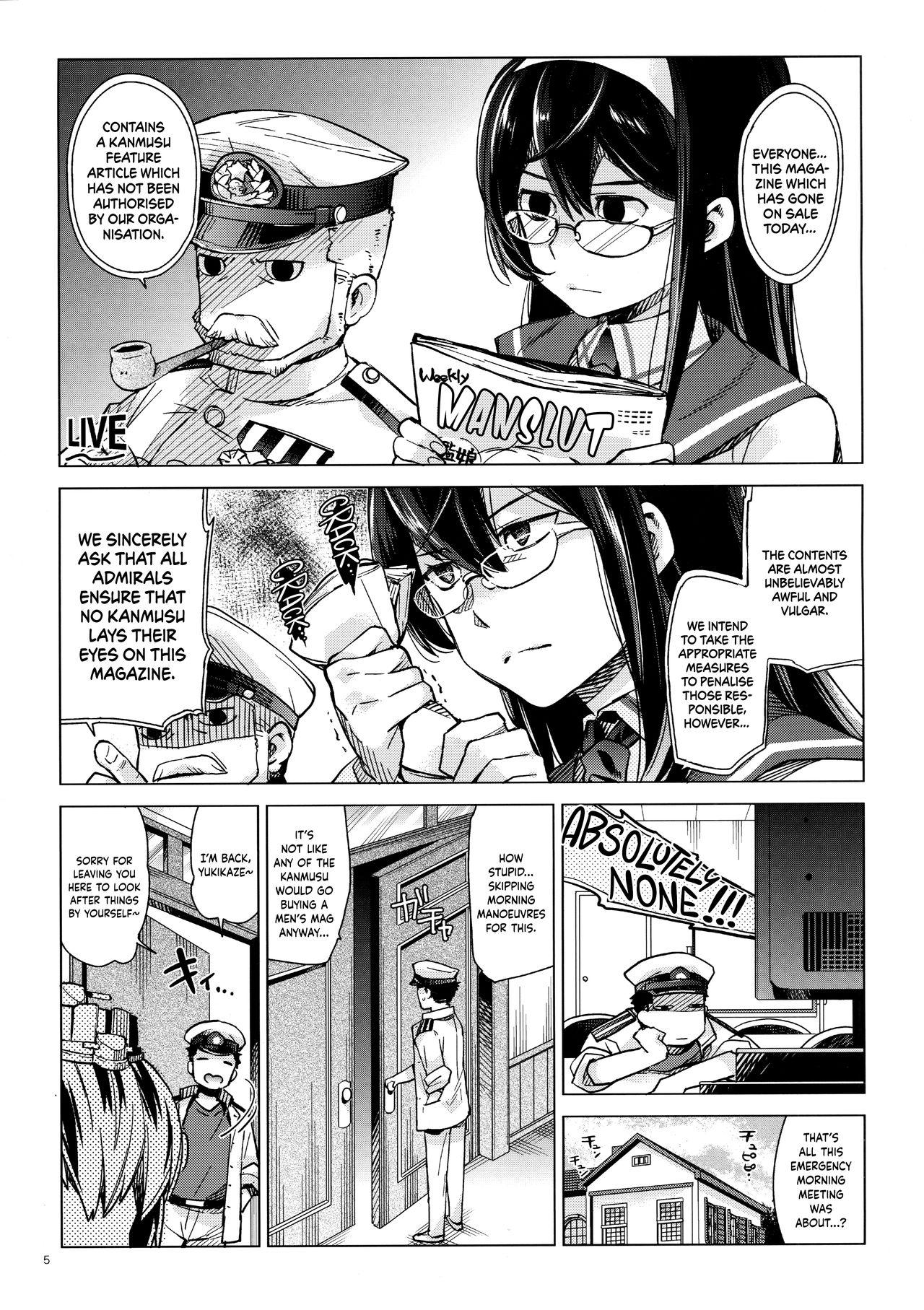 Free Hardcore Porn Yukikaze wa Nashi desu ka? | Is Yukikaze a No? - Kantai collection Culos - Page 4