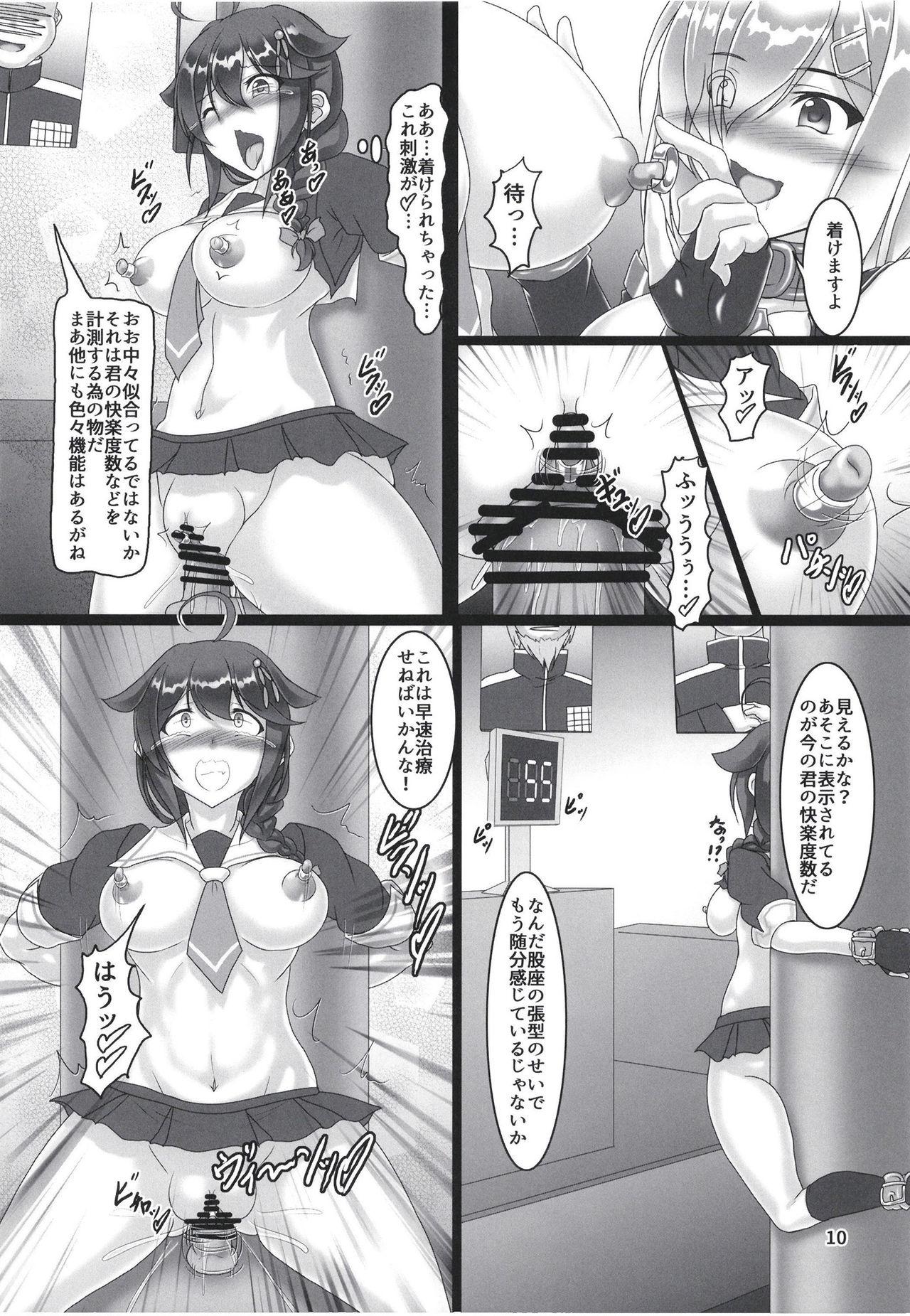 Girl Gets Fucked Zoku, Shigure Kikaishiki Jinmon - Kantai collection Indoor - Page 9