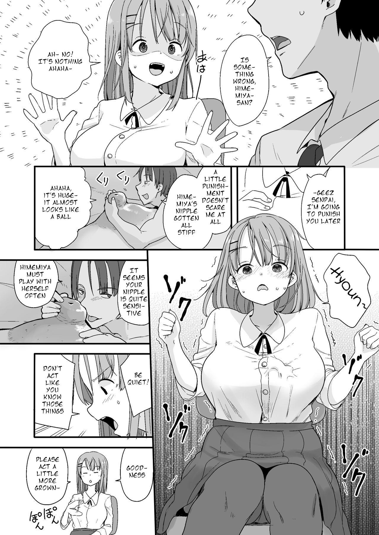 Hunks Namaiki na Kouhai ni Chiisaku Natte Itazura wo｜Turning Small to Tease my Cheeky Kouhai Fucking Girls - Page 5