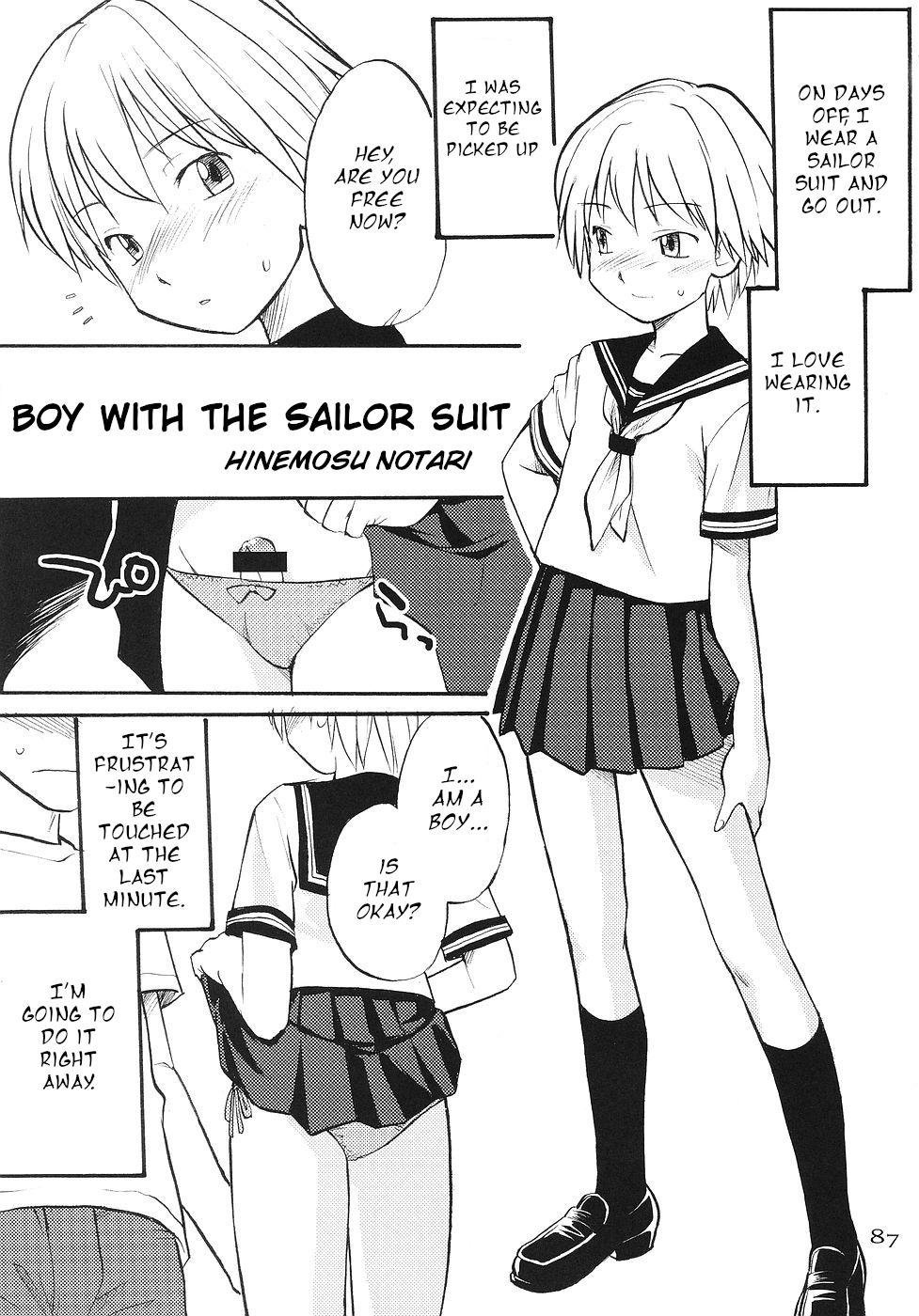 Amatuer Porn Boy with the Sailor Suit Blowjob - Picture 1