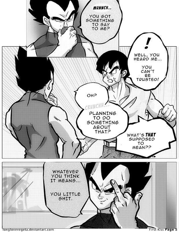 Amature Allure (C76) [circle (longlovevegeta)] First Kiss (Parody) [English] <DBZ, Dragon Ball, Vegeta, Bulma, Romantic, Romance> - Dragon ball z Sex Pussy - Page 5